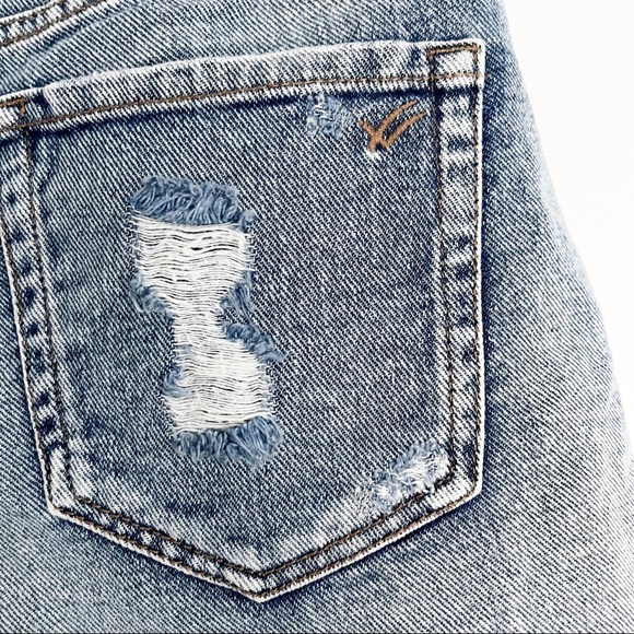 WILLIAM RAST Colorblock highrise denim shorts Sz26 - Picture 9 of 11